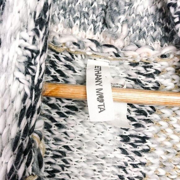 Bethany Mota Fringe Tweed Sweater Cardigan - Picture 5 of 8